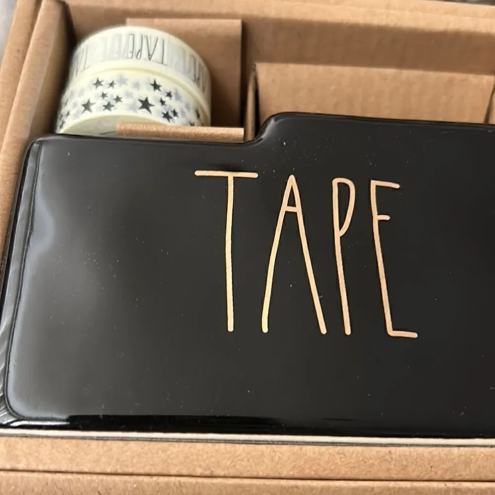 Rae Dunn Ceramic Tape Dispenser 